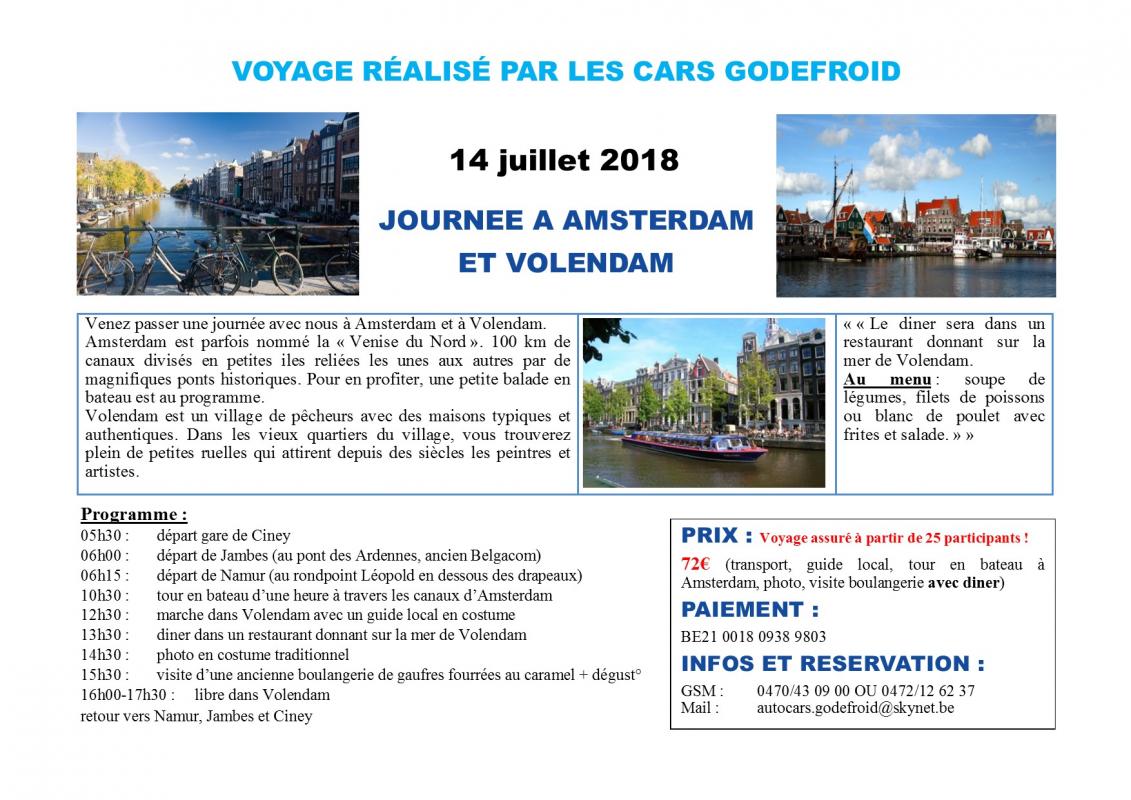 Affiche amsterdam volendam 14072018