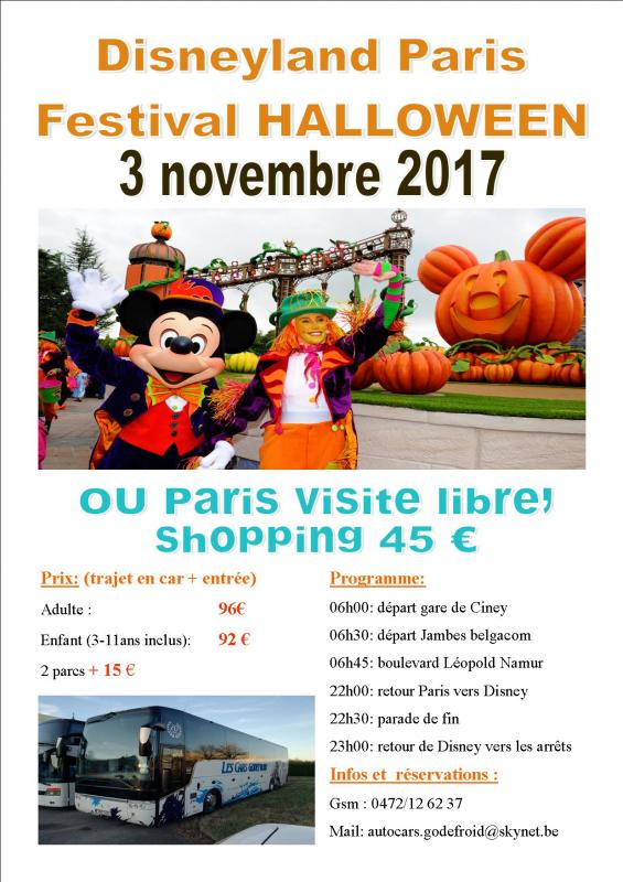 Affiche disney halloween 3112018