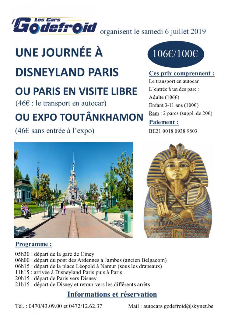Affiche expo toutankhamon paris 6 juillet