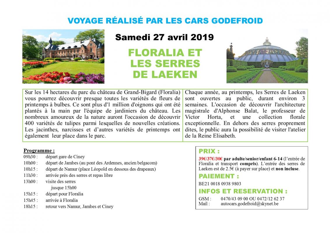 Affiche floralia et serres de laeken 27042019