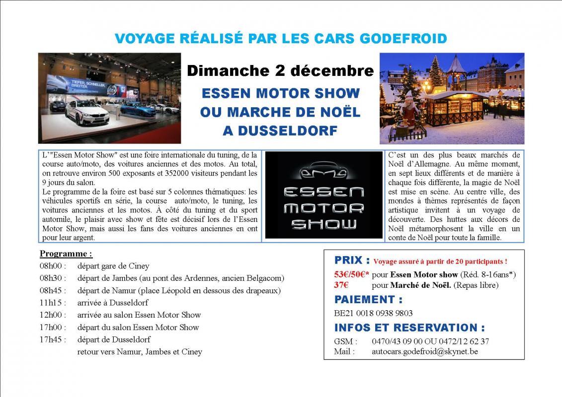 Affiche marche noel dusseldorf essen motor show 02122018