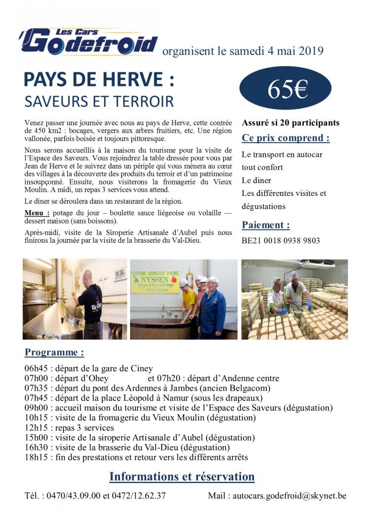 Affiche pays de herve 4 mai