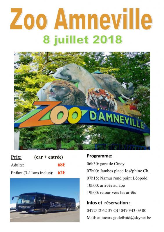 Affiche zoo amneville 080718