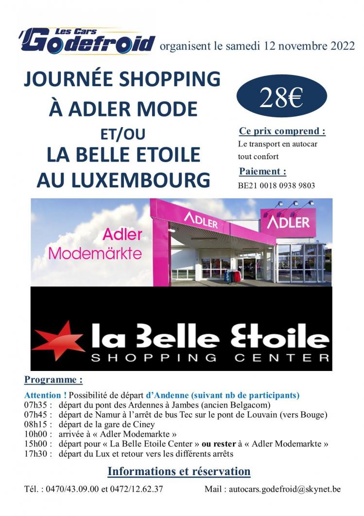Affiche adler mode au lux 12 novembre 2022