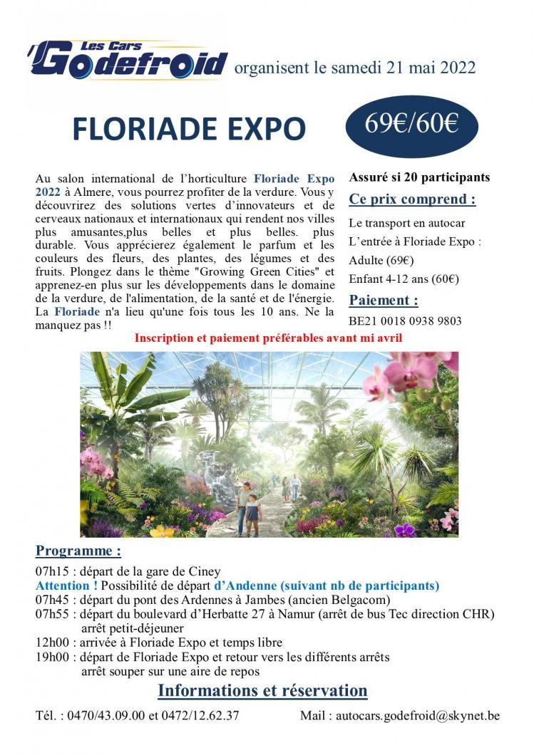 Affiche floriade expo 21 mai 2022