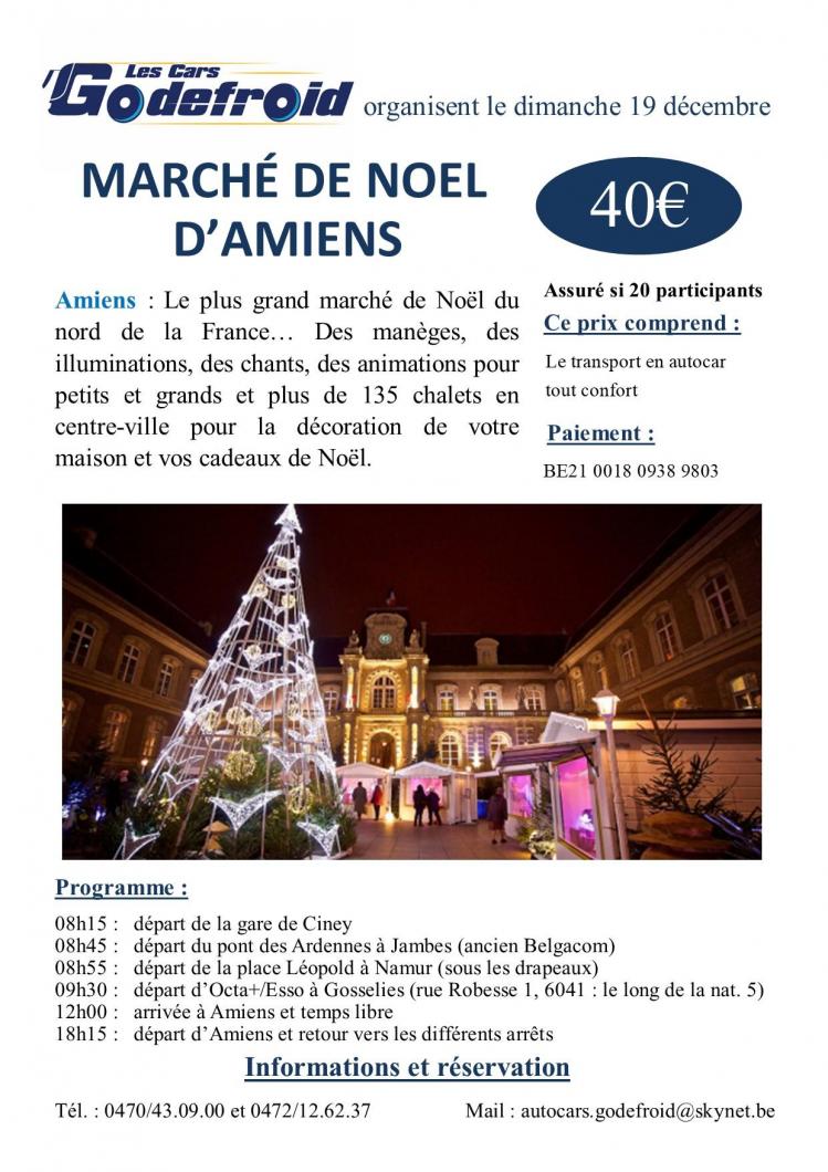 Affiche marche de noel amiens 19 decembre