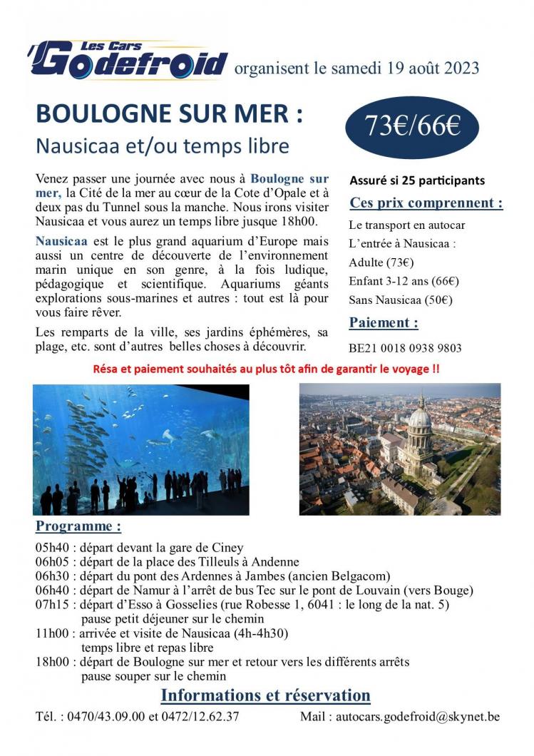 Affiche nausicaa boulogne sur mer 19 aout 2023