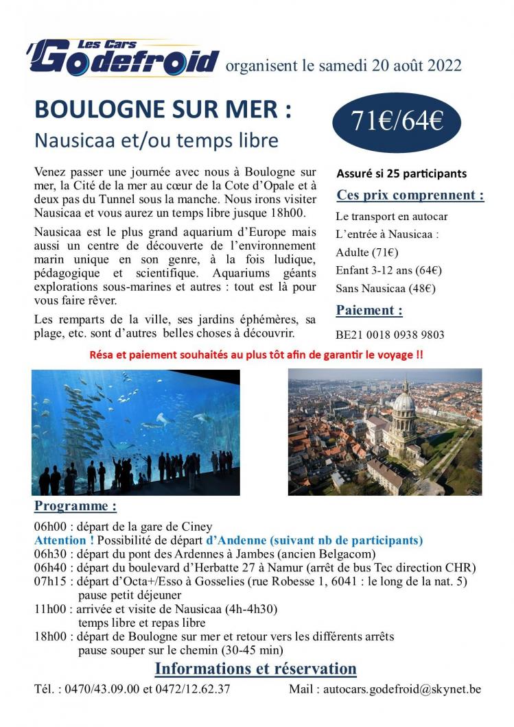 Affiche nausicaa boulogne sur mer 20 aout 2022