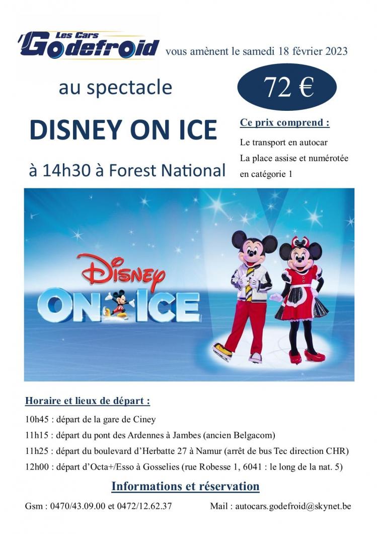 Disney on ice spectacle 18 fev 2023