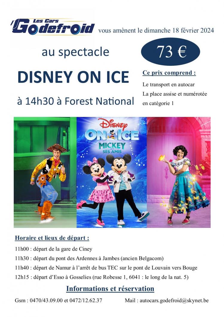 Disney on ice spectacle 18 fev 2024