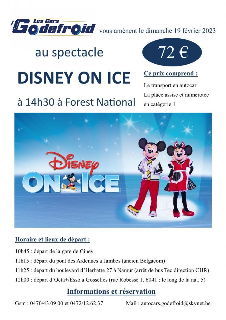 Disney on ice spectacle 19 fev 2023