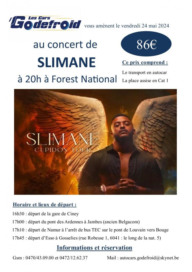 Slimane concert 24 mai 2026