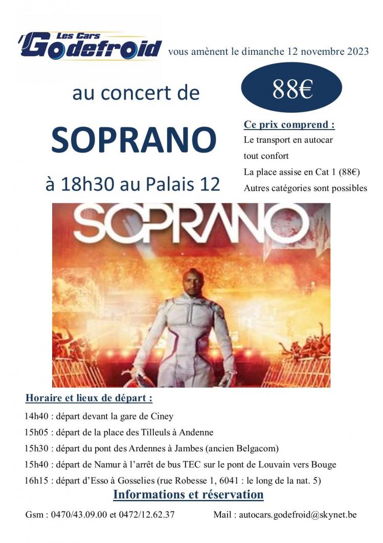 Soprano concert 12 novembre 2025